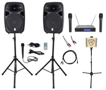 RPG152K Karaoke Bundle with Wireless Microphones and Tablet Stand
