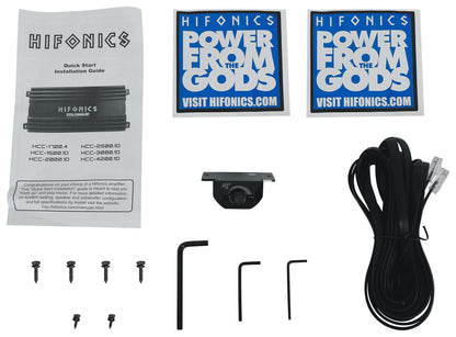Hifonics HCC-3000.1D 3000 Watts COLOSSUS Mono Car Audio Amplifier+Amp Wire Kit