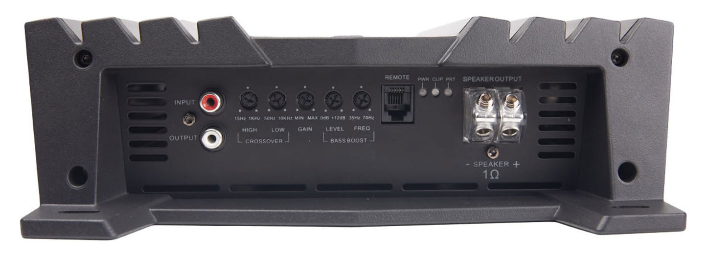 Hifonics HAC-5000.1D 5000 Watt Amplifier 1 Ohm Class D Car Amp + OFC Wire Kit