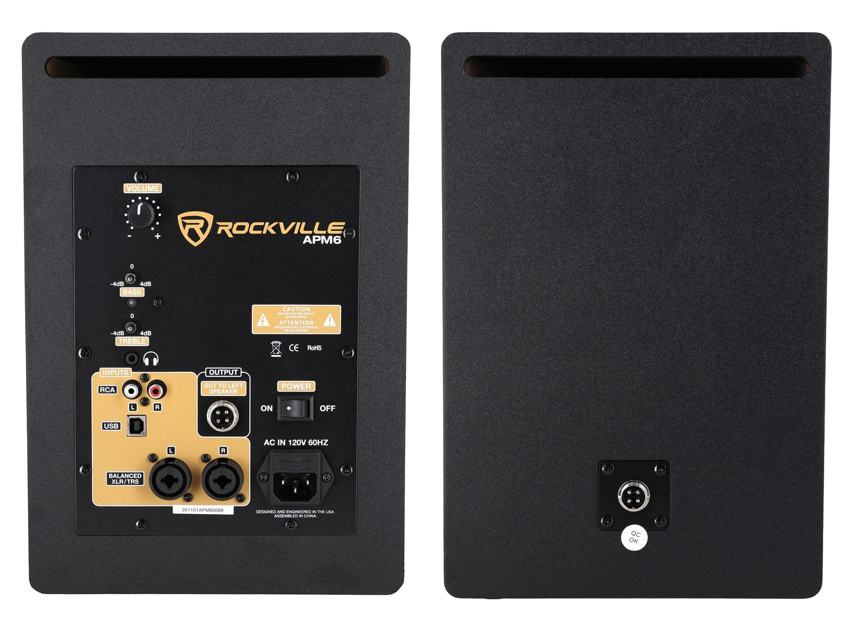 APM6C 6.5" Studio Monitors + APM10C 10" Subwoofer Bundle