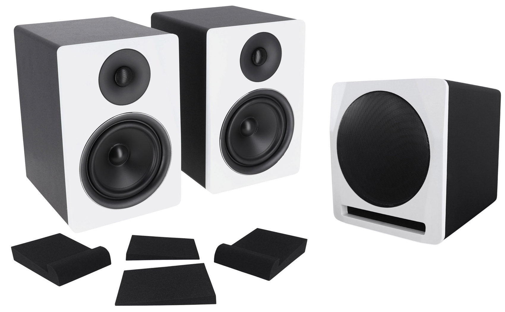 APM6W 6.5" Studio Monitors + APM10W 10" Subwoofer Bundle