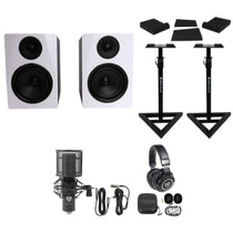 APM6W White + RVSM1 Stands + Pads Bundle