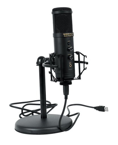 APM6W White + Solo-Cast Pro USB Mic Bundle