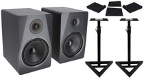 APM8B Black 2-Pack + RVSM1 Stands Bundle