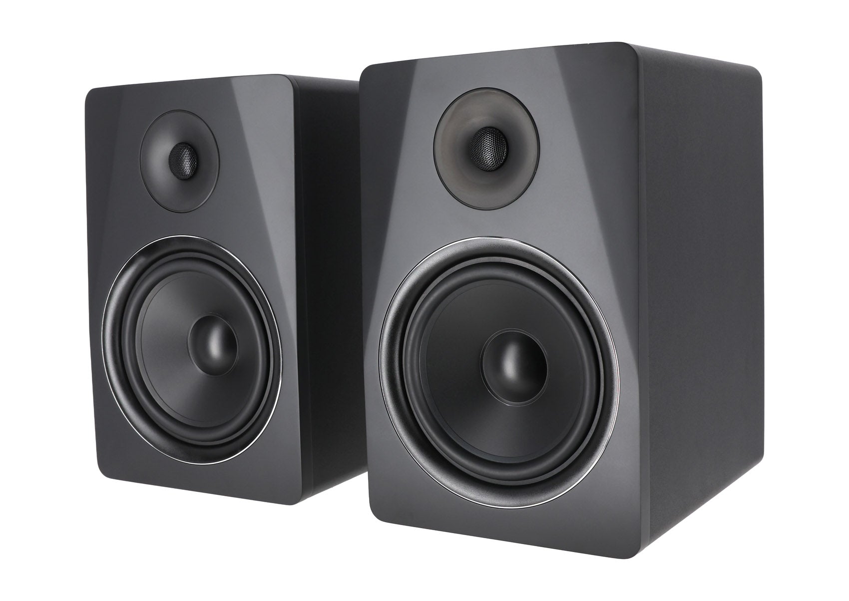 APM8B Black Speakers + RRS263M Isolation Pads Bundle
