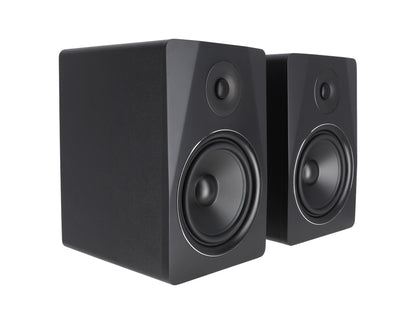APM8B Black Speakers + RRS263M Isolation Pads Bundle