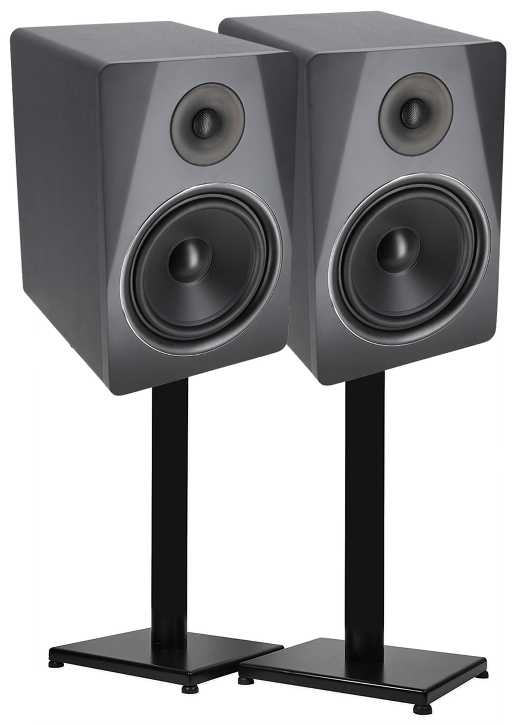 APM8B Black 2-Pack + RS29B 29" Stands Bundle