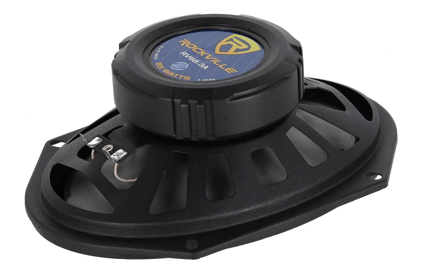 RV68.3A 6x8" Speakers 2-Pack + RXA-F1 Amplifier Bundle