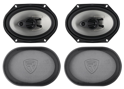 RV68.3A 6x8 Speakers 2-Pack + Metra Ford Harness 72-5512 Bundle