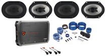 RV68.3A 6x8" Speakers 2-Pack + RXA-F1 Amplifier Bundle