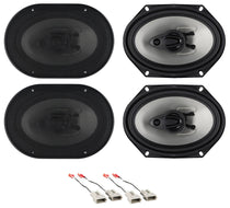 RV68.3A 6x8" Speakers 2-Pack + Ford Harness Bundle