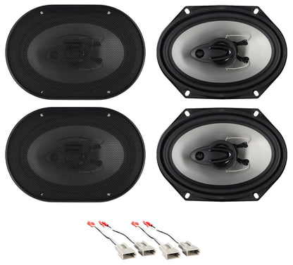 RV68.3A 6x8" Speakers 2-Pack + Ford Harness Bundle