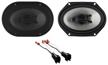 RV68.3A 6x8 Speakers 2-Pack + Metra Ford Harness 72-5600 Bundle