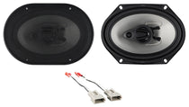 RV68.3A 6x8 Car Speakers + Ford Speaker Harness Bundle