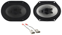 RV68.3A 6x8 Speakers 2-Pack + Metra Ford Harness 72-5512 Bundle