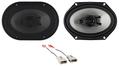 RV68.3A 6x8 Speakers 2-Pack + Metra Ford Harness 72-5512 Bundle