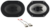 RV68.3A 6x8 Speakers 2-Pack + Metra Ford Harness 72-5512 Bundle