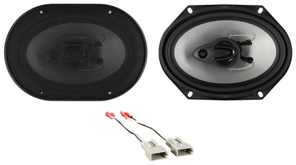 RV68.3A 6x8 Speakers 2-Pack + Metra Ford Harness 72-5512 Bundle