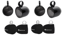 MAC90B 8" Black Speaker Pods 2-Pack + RWBC90 Covers Bundle