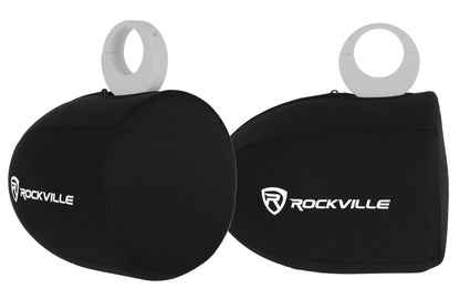 MAC90B 8" Black Speaker Pods 2-Pack + RWBC90 Covers Bundle