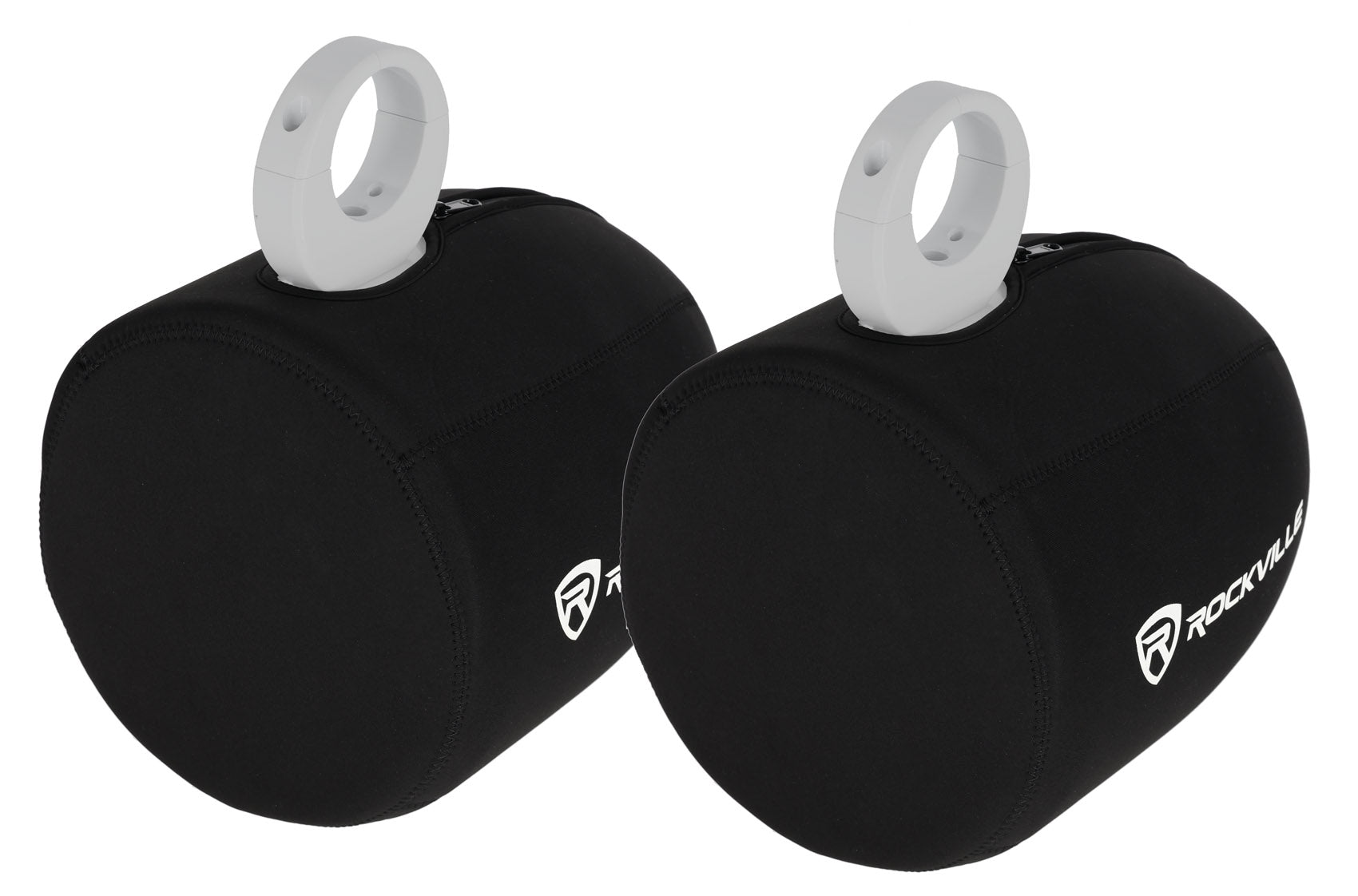 MAC90B 8" Black Speaker Pods 2-Pack + RWBC90 Covers Bundle
