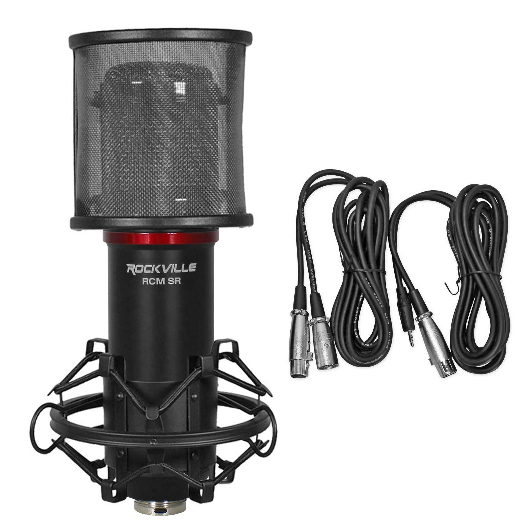 1-Person Podcast Podcasting Recording Bundle w/Scarlett Solo 4th Gen Interface