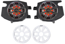 Kicker 6.5" LED Kick Panel Speakers fits 2014-2023 Polaris RZR / XP