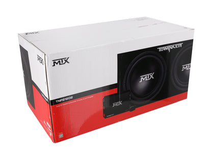 MTX Terminator Dual 12 Subwoofer System + Rockville RWK81 & RXC2D Bundle