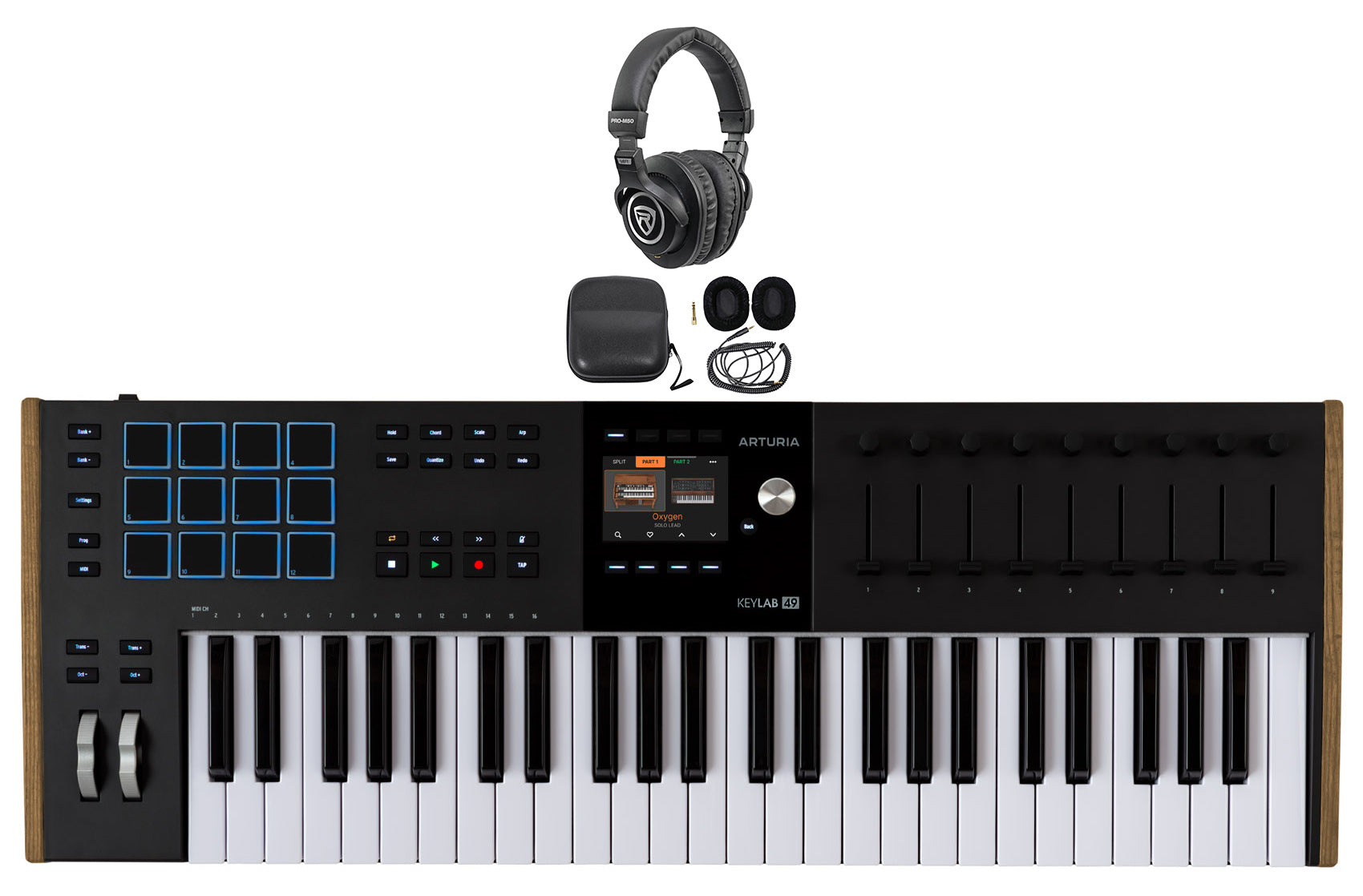 KEYLAB Mk3 49 BLACK+PRO-M50
