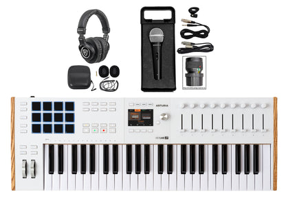 KEYLAB Mk3 49 WHITE+PRO-M50+RMC-XLR