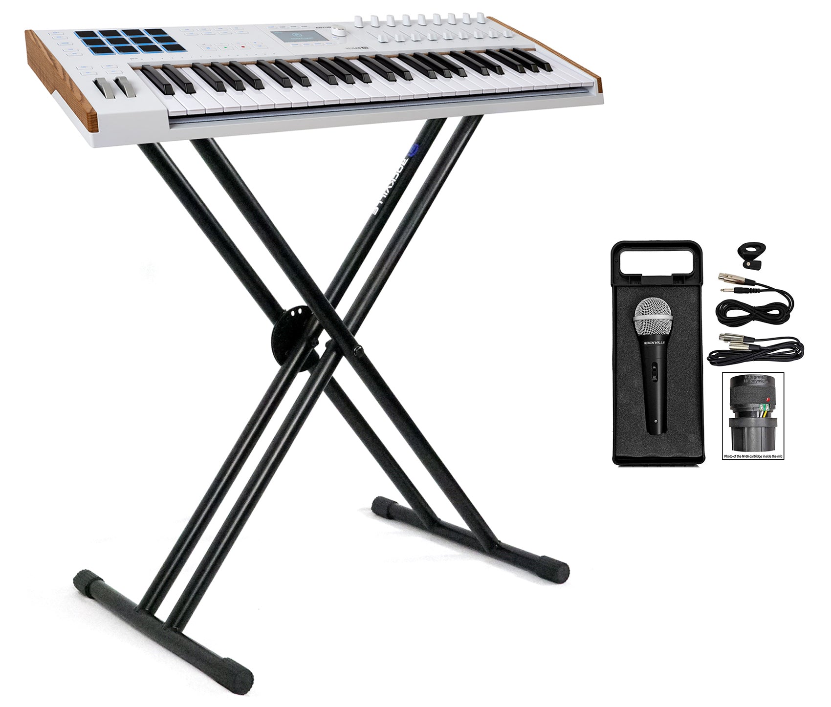 KEYLAB Mk3 49 WHITE+RKS30X+RMC-XLR