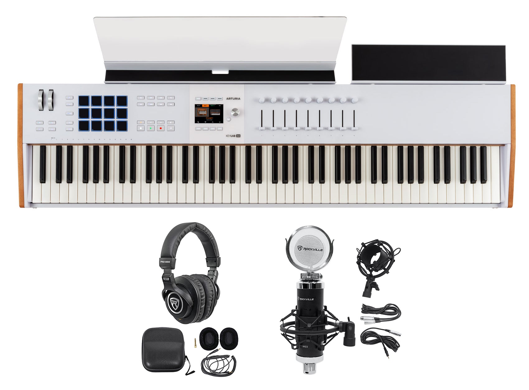 KEYLAB Mk3 88 WHITE+PRO-M50+RCM03