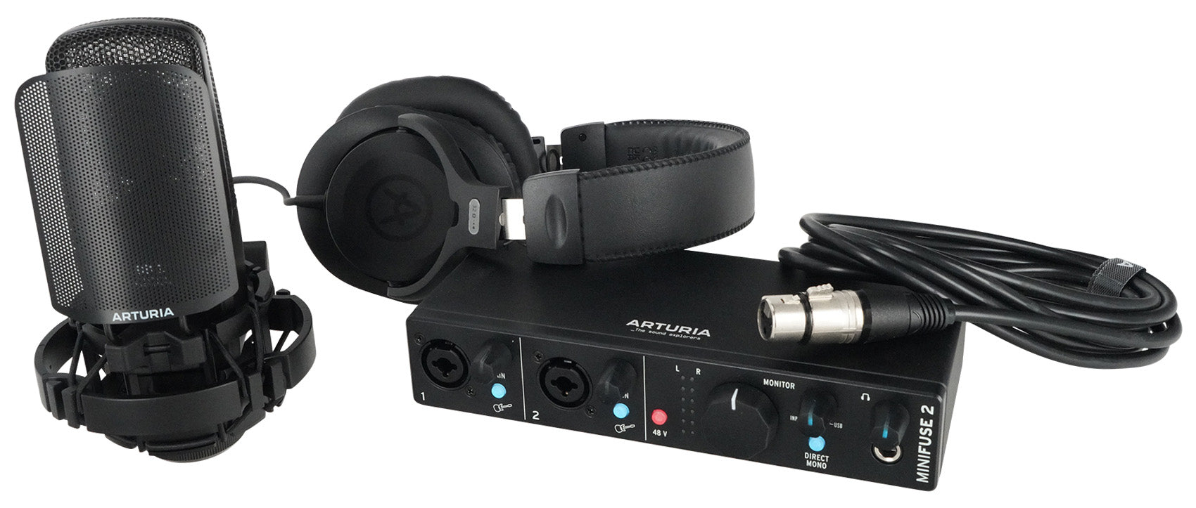 MiniFuse Recording Pack - Black+RDMS70