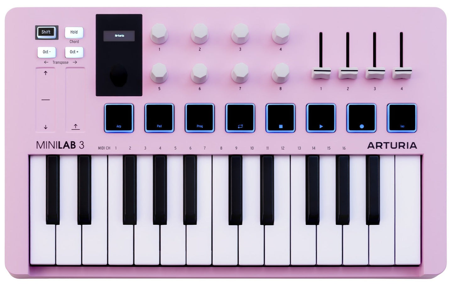 MiniLab 3 Rose Quartz+RPB2-BLACK