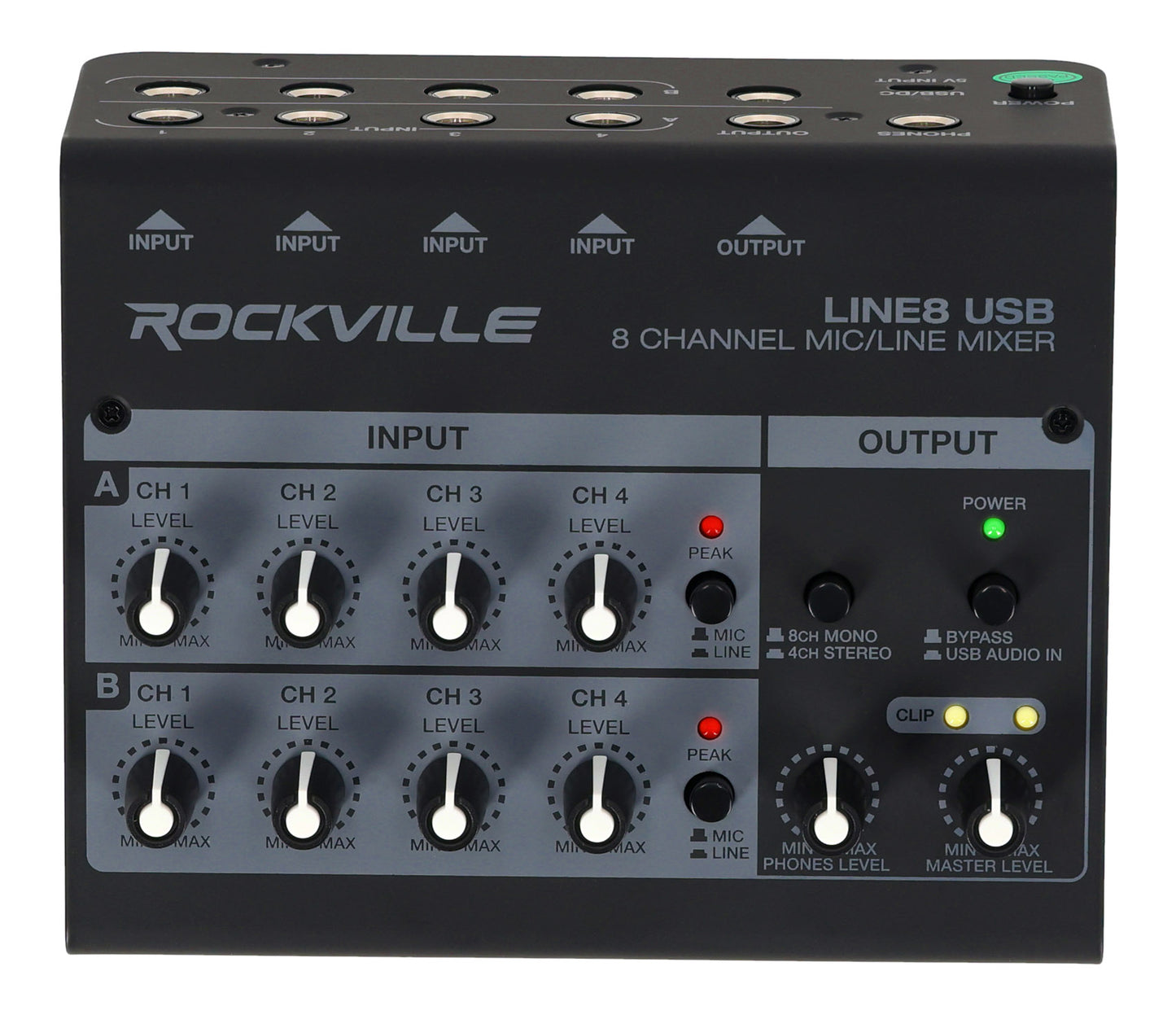 RPG082K 8" Powered PA System with Mixer
