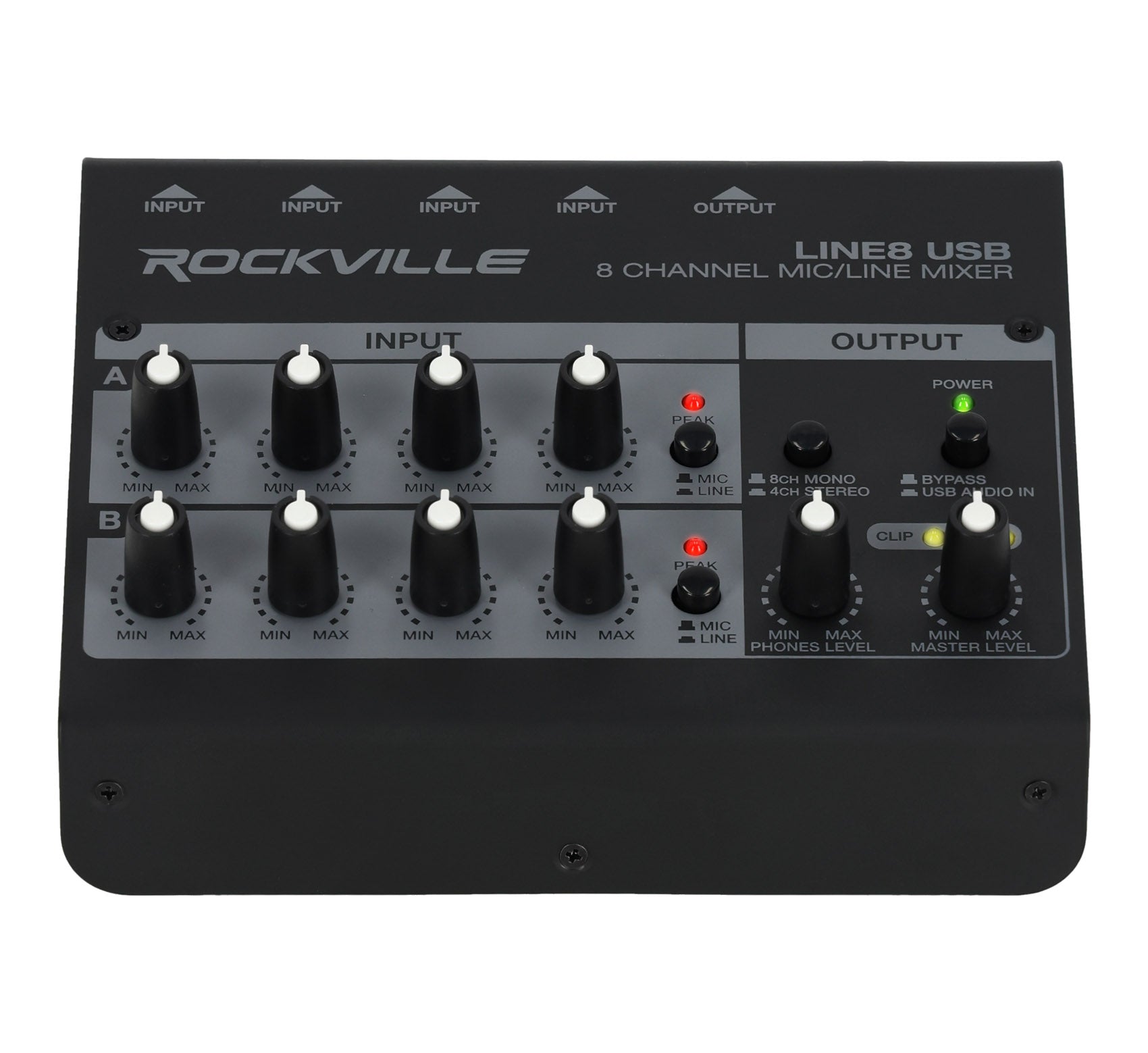 RPG082K 8" Powered PA System with Mixer