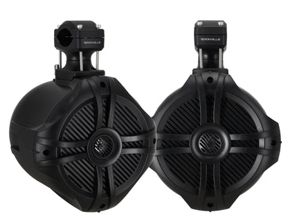 KICKER 46CWTB84 8" Subwoofer In Enclosure+(2) 6.5" Tower Speakers RZR/ATV/UTV