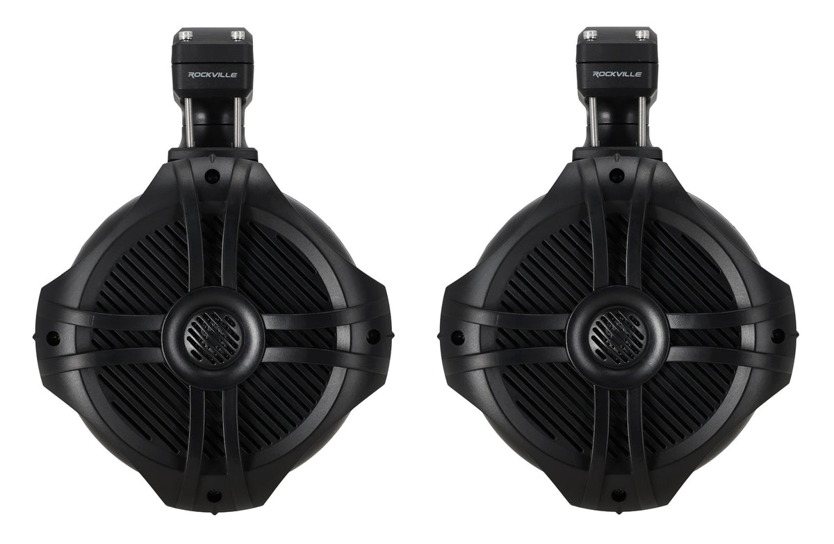 KICKER 46CWTB84 8" Subwoofer In Enclosure+(2) 6.5" Tower Speakers RZR/ATV/UTV