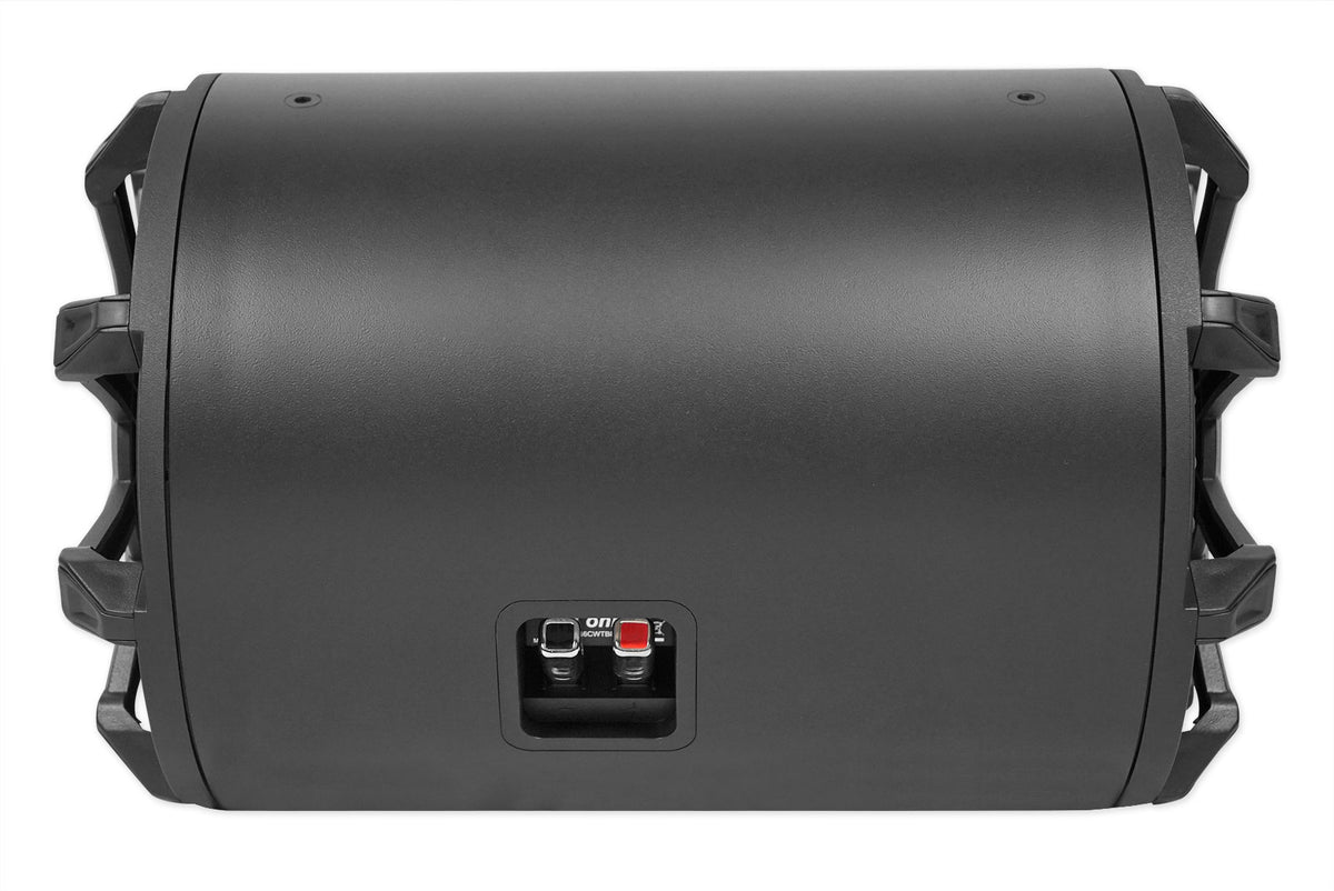 KICKER 46CWTB84 8" Subwoofer In Enclosure+(2) 6.5" Tower Speakers RZR/ATV/UTV