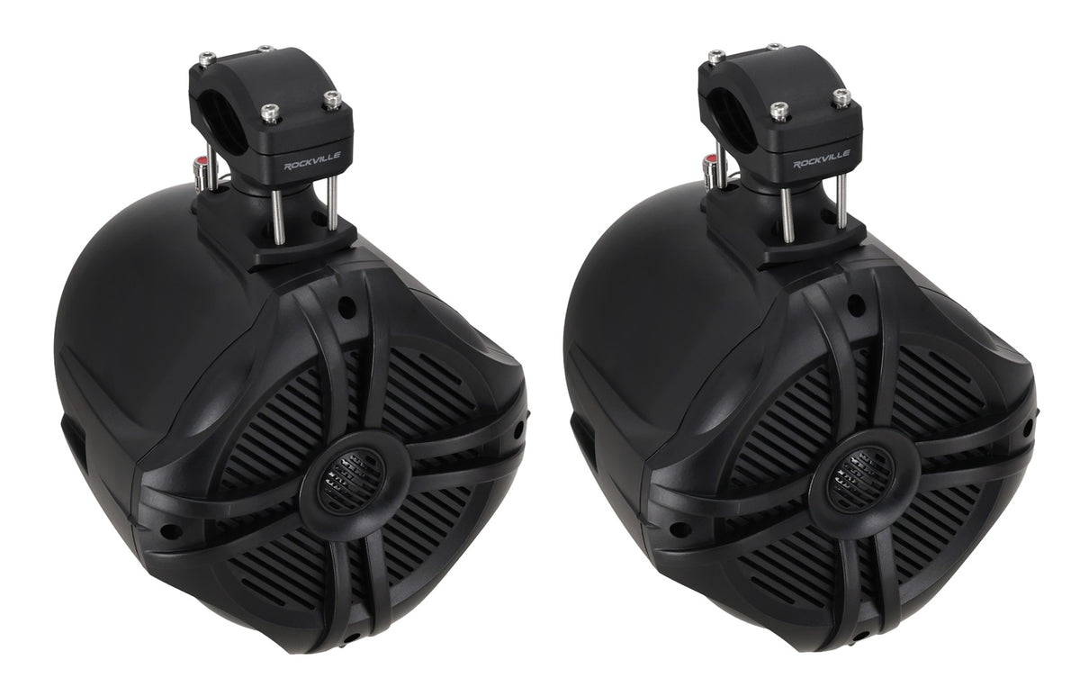 KICKER 46CWTB84 8" Subwoofer In Enclosure+(2) 6.5" Tower Speakers RZR/ATV/UTV
