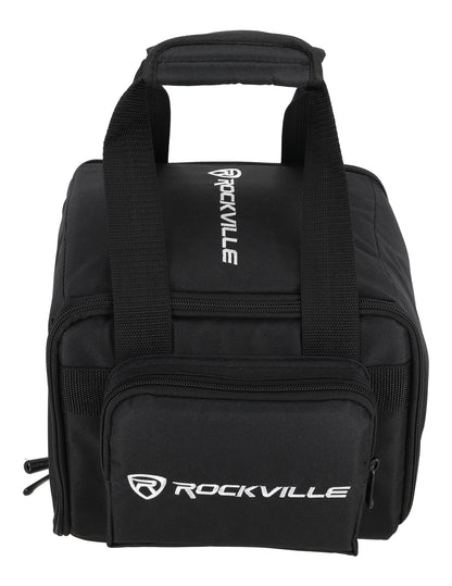 Rockville RLB90 v3 Universal Travel Bag Fits 2x Par Lights+Controller+Cables