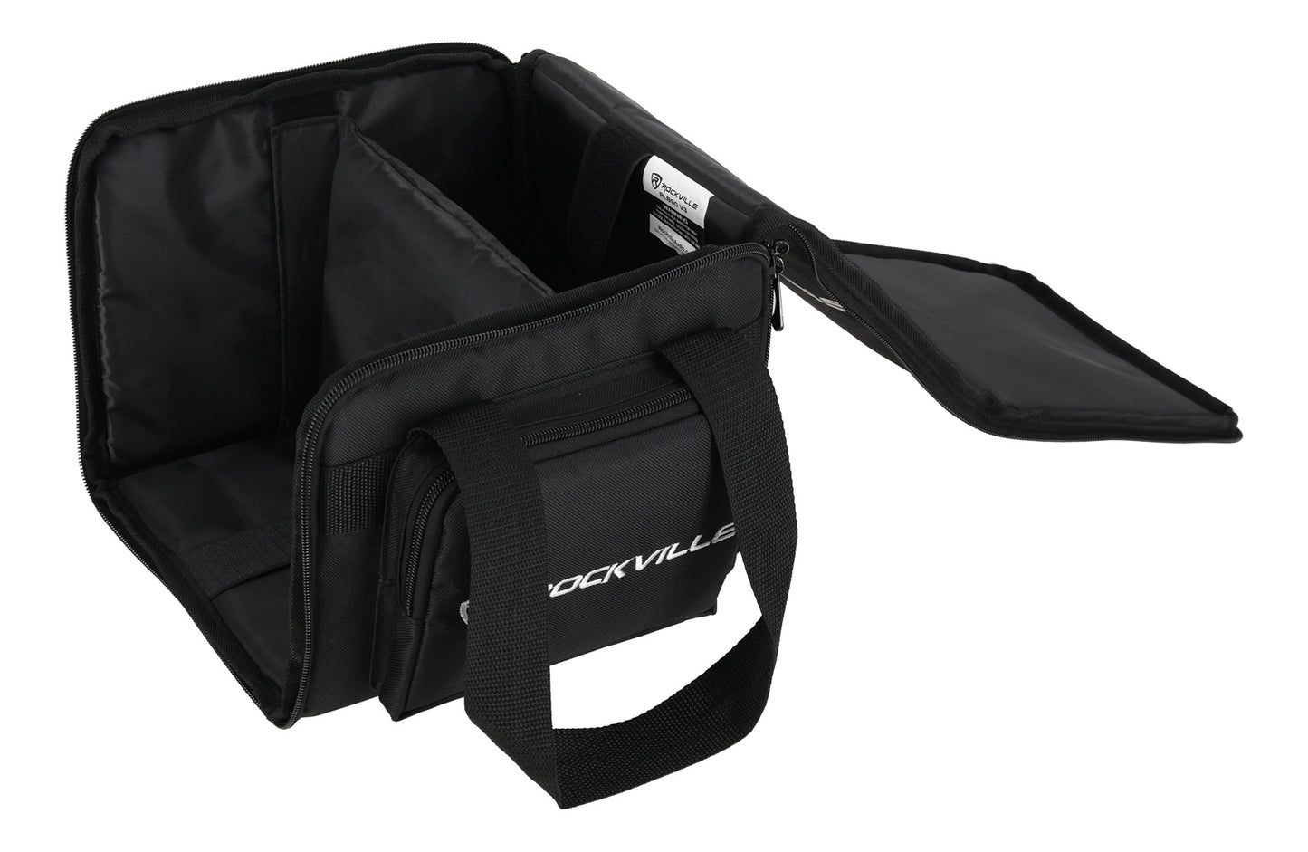 Rockville RLB90 v3 Universal Travel Bag Fits 2x Par Lights+Controller+Cables