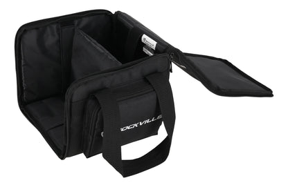 Rockville RLB90 v3 Universal Travel Bag Fits 2x Par Lights+Controller+Cables