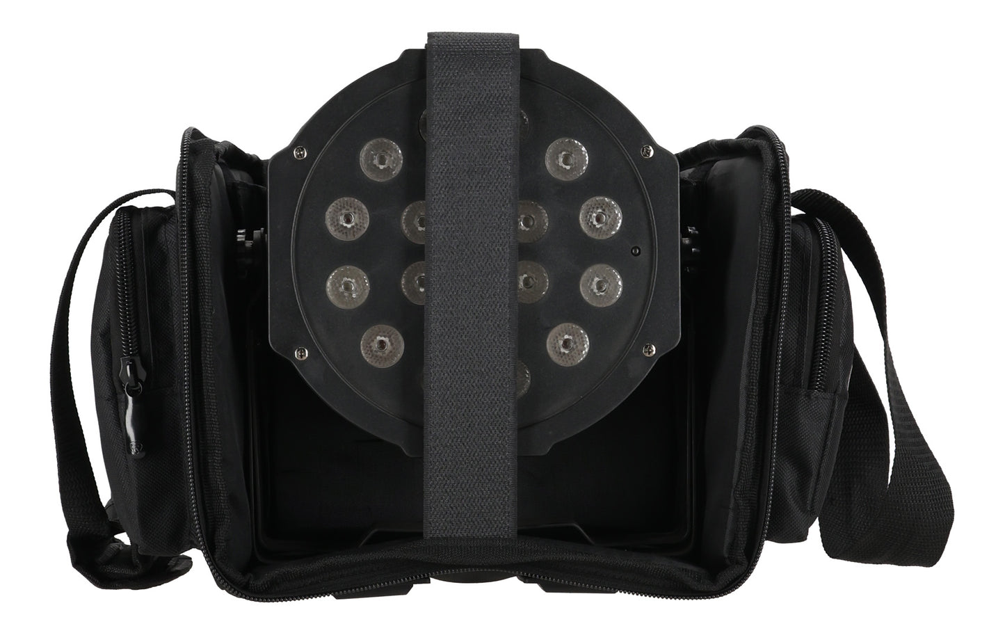 Rockville RLB90 v3 Universal Travel Bag Fits 2x Par Lights+Controller+Cables