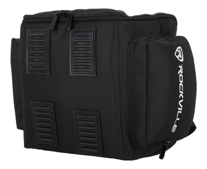 Rockville RLB90 v3 Universal Travel Bag Fits 2x Par Lights+Controller+Cables