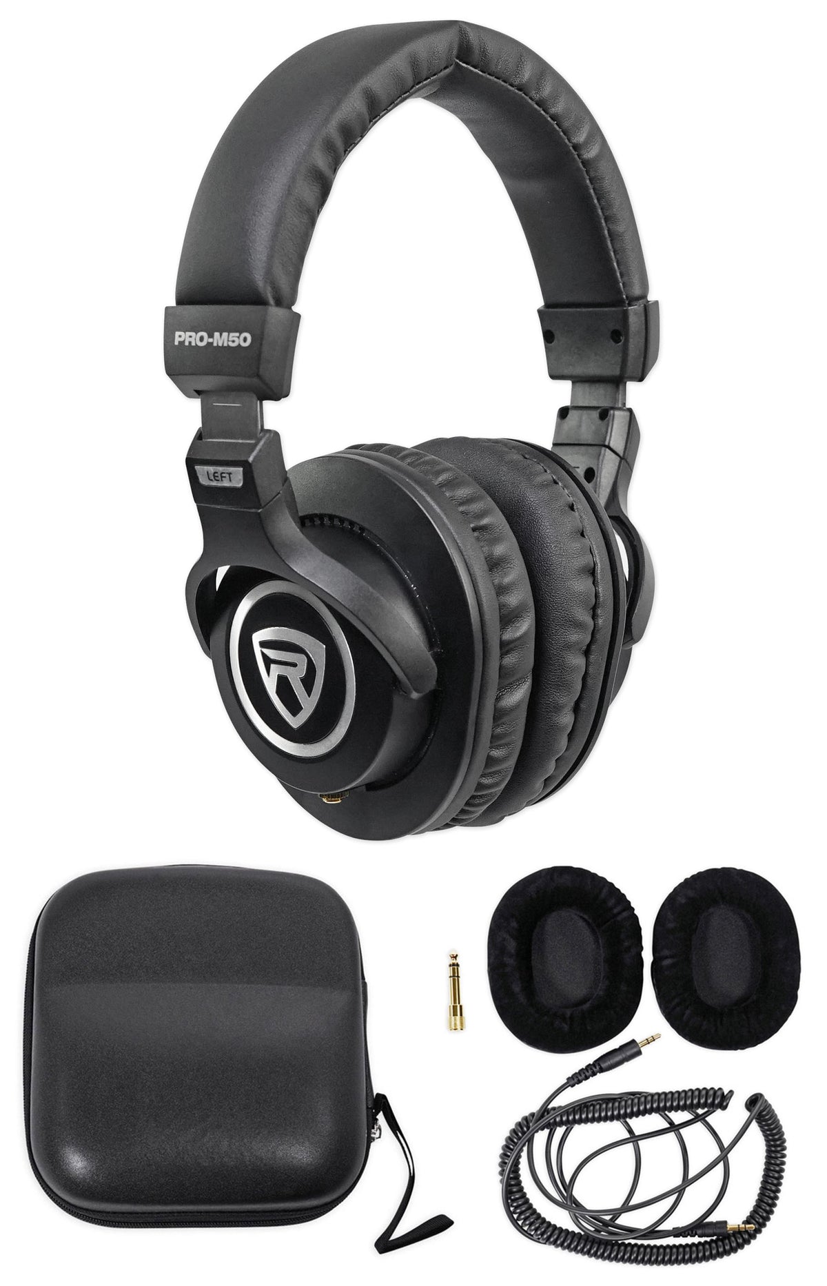 Rockville 2-Person Podcast Podcasting Recording Kit w/Mics+Stands+Headphones