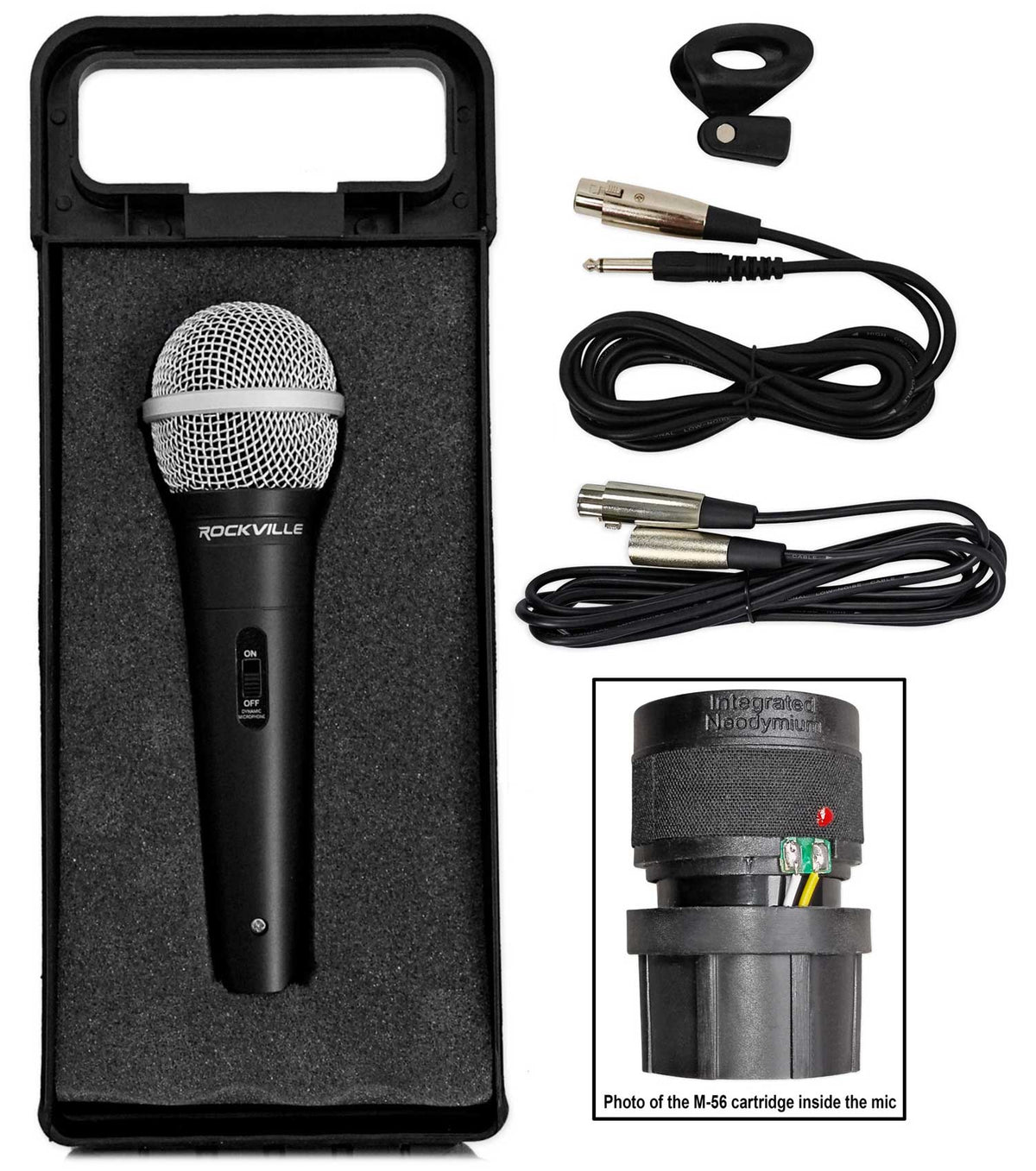 Rockville 2-Person Podcast Podcasting Recording Kit w/Mics+Stands+Headphones