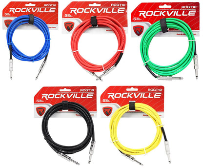 RCGT10 10' 5-Pack + Color-Coded Cable Bundle