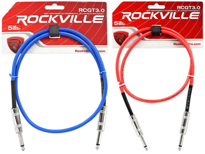 RCGT3.0 3' 2-Pack Red/Blue + Color-Coded Cable Bundle