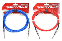 RCGT6.0 6' 2-Pack Red/Blue + Color-Coded Cable Bundle